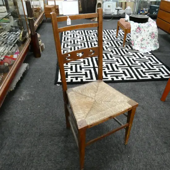 WOVEN RUSH CHAIR H. 920MM