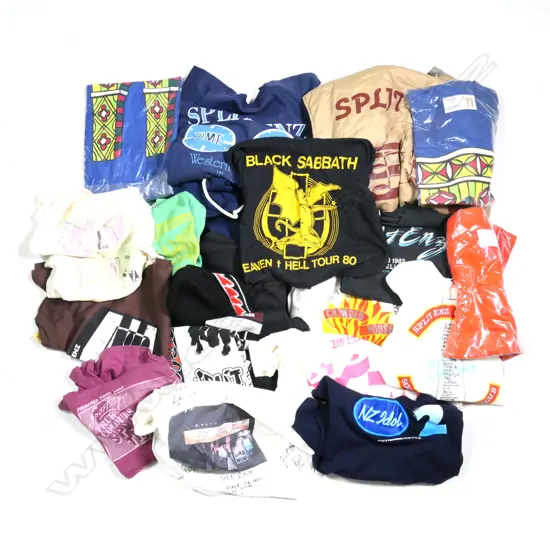 ASST SPLIT ENZ TEE SHIRTS/E JOHN/BLACK SABBATH/ ETC