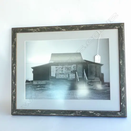 FRAMED PHOTO OF A CRAB SHACK 390x280mm