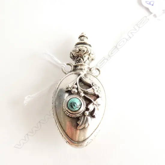 SILVER SCENT BOTTLE PENDANT