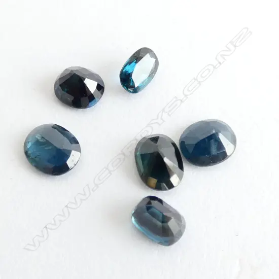 6 4.3 CT FACETED OVAL SAPPHIRES