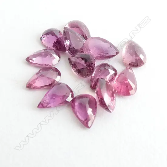 5 CT RUBIES DROP SHAPE