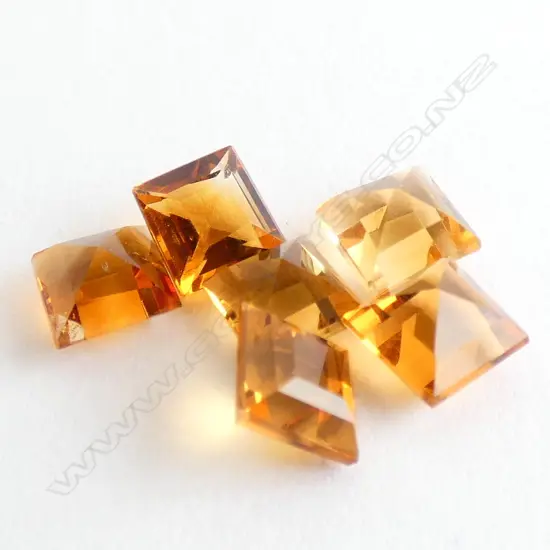 6.7 CT SQUARE CITRINES 
