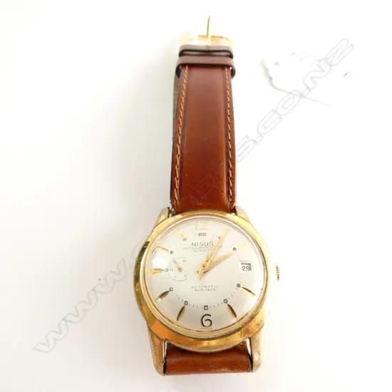 VINTAGE NISUS AUTOMATIC GENTS WRIST WATCH ...