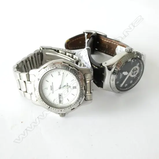 2  WRIST WATCHES. SWATCH & ASTINA