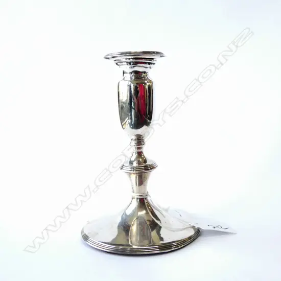 STG SILVER CANDLESTICK CANDLESTICK B'HAM 1907 WEIGHTED