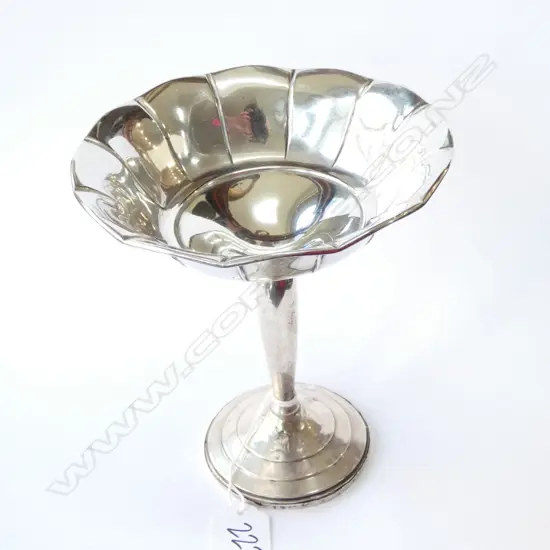 STG SILVER COMPOTE DISH 176 GRAMS SLIGHTLY WEIGHTED