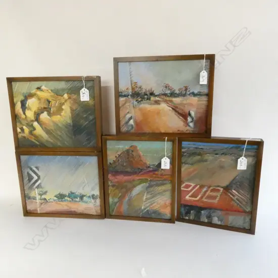 5 MOIRA MCCLAREN 'ROAD SCENES' OIL ON CANVAS 200 X 250MM