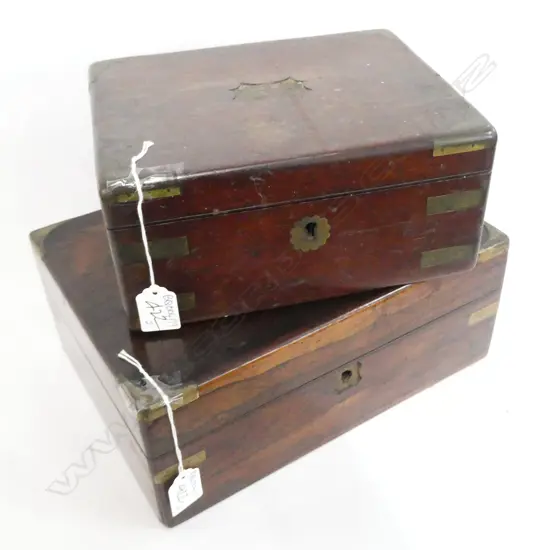 BRASS BOUND BOXES L. 300MM