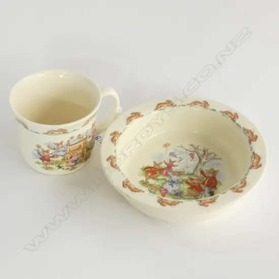 ROYAL DOULTON PLATE & BOWL