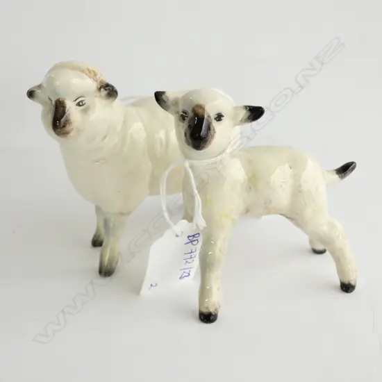 BESWICK SHEEP 935 & LAMB 936