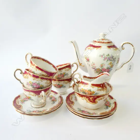 13 PCE TUSCAN 'NAPLES' COFFEE SET 