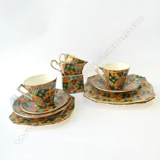 ROYAL WINTON "TARTANS" PART TEA SET