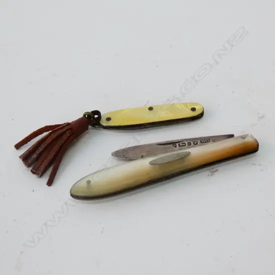 VICT SILVER & MOP POCKET KNIFE SHEFF. 1874 + OTHER MINI.