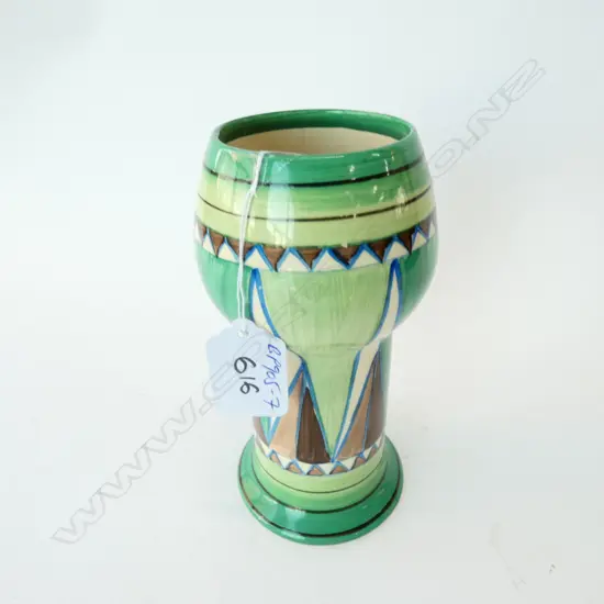 CLARICE CLIFF BIZARRE VASE 'KILLARNEY' H.150mm