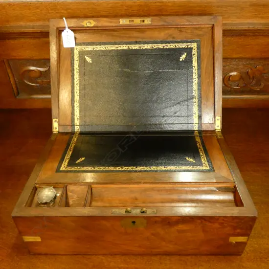 BRASS BOUND WRITING SLOPE W. 345MM