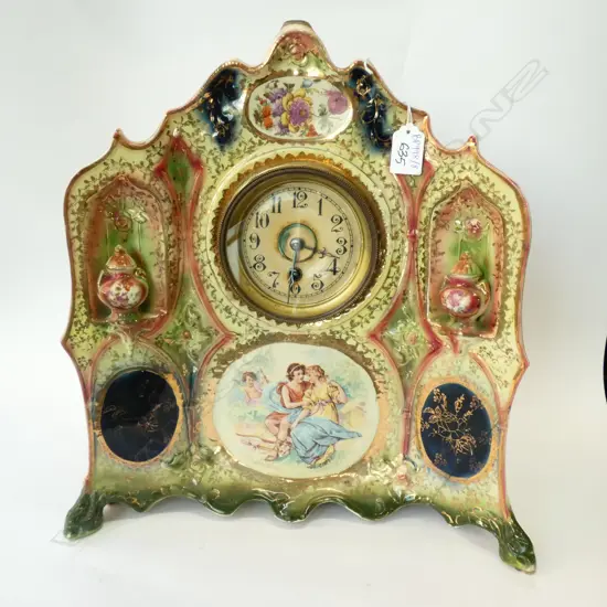 PORCELAIN CLOCK H. 400MM