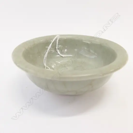 CHINESE CRACKLE GLAZE CELADON BOWL D 140
