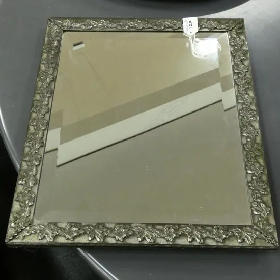 METAL FRAMED MIRROR H 410 MM
