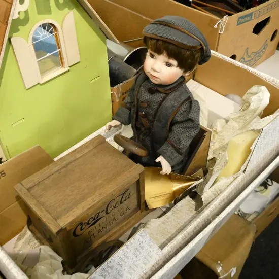 BOXED FRANKLIN HEIRLOOM LTD EDITION COCA-COLA DOLL