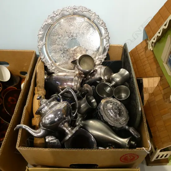 LARGE LOT OF ASST EP WARE