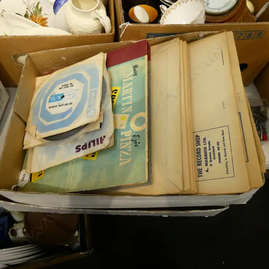 BOX LOT LP RECORDS MOSTLY 78S