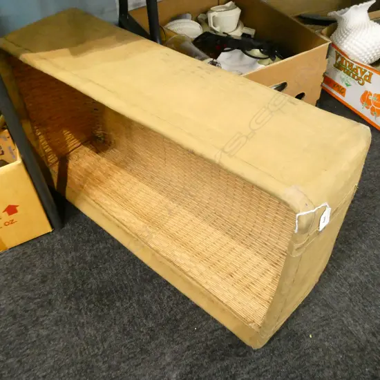 CANE & CANVAS BASKET L. 740MM