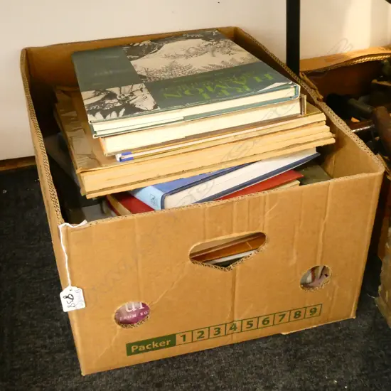 BOX LOT ASST. BOOKS, ANTIQUES, RELIGIOUS