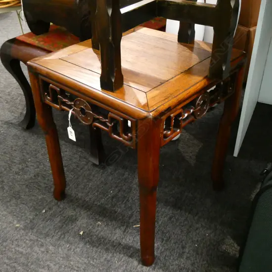ROSEWOOD CHINESE SIDE TABLE H. 450MM