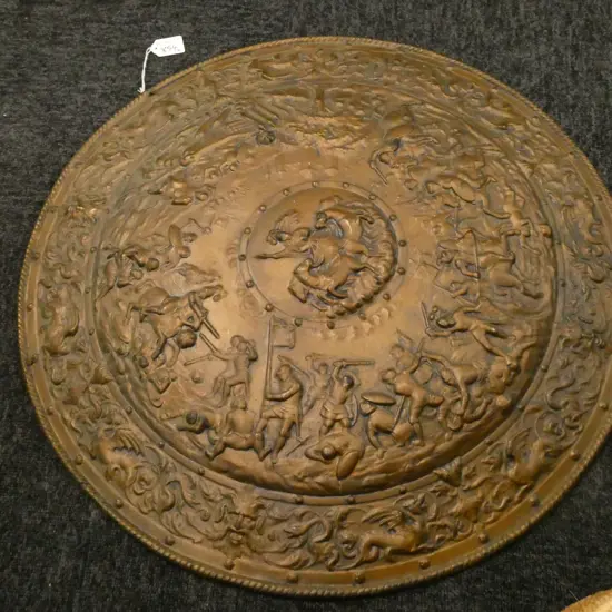 CIRCULAR METAL WALL PLAQUE 600MM DIA