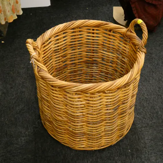 WOVEN CANE BASKET 