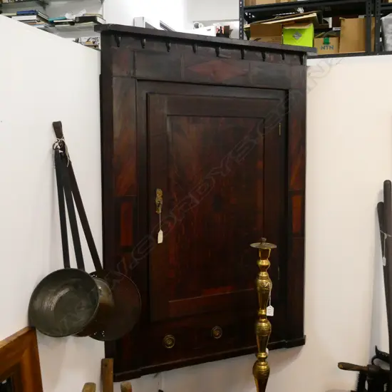 GEORGIAN CORNER CABINET H. 1230MM