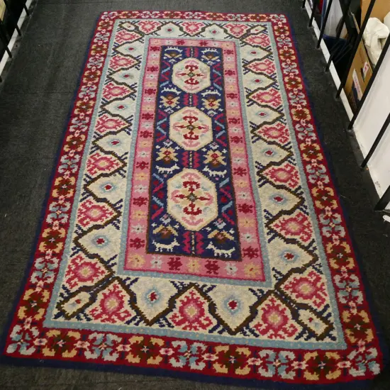 HANDKNOTTED WOOL RUG 1200 X 2350MM