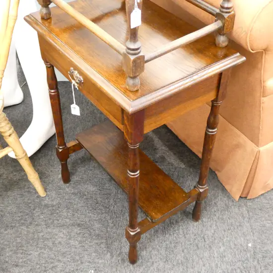 OAK HALLTABLE WITH DRAWER H. 685MM