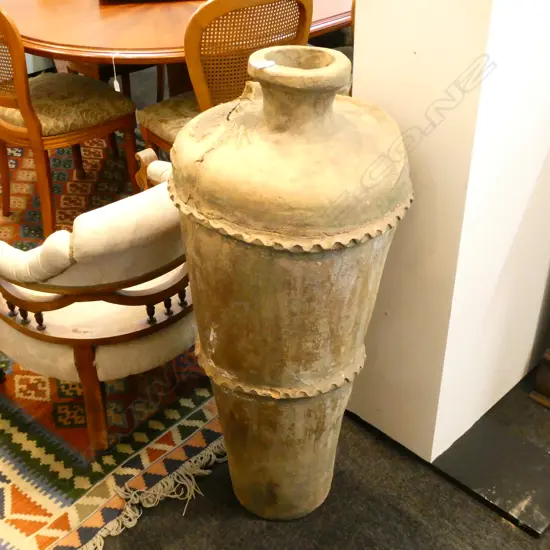 TALL CERAMIC JAR (FAULTED) H. 1050MM