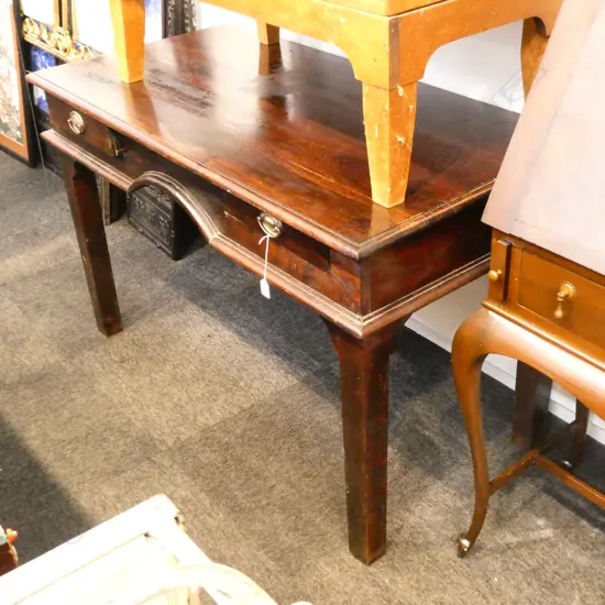 MAHOGANY DESK L 1890 MM