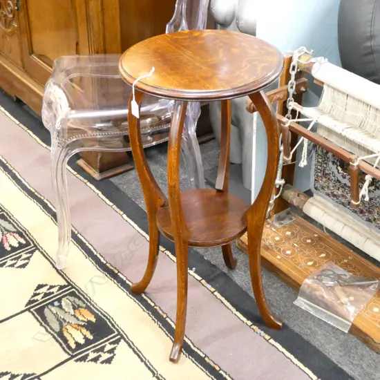 OAK PLANT STAND H. 725MM