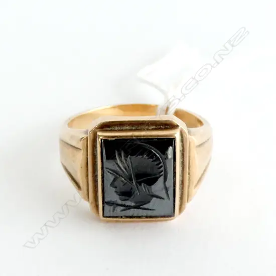 Mens 9ct. 6.3gms Signet ring