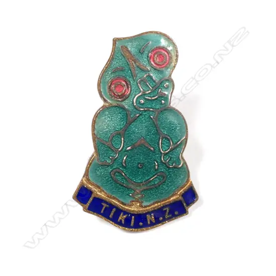 NZ Tiki Enamalled, c.1950's