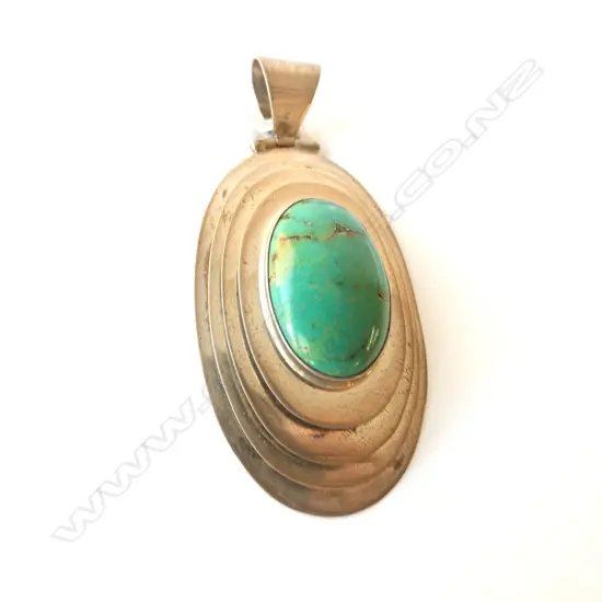 925 & TURQUOISE PENDANT 
