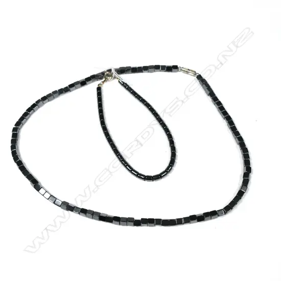 HEMATITE BRACELET & NECKLACE
