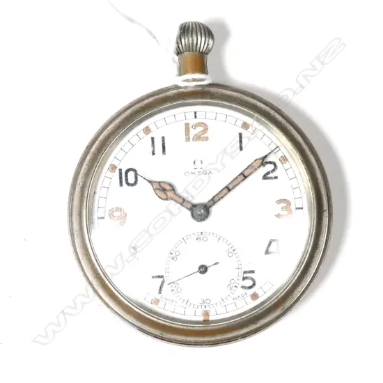 Omega Military nickel cased pocket watch