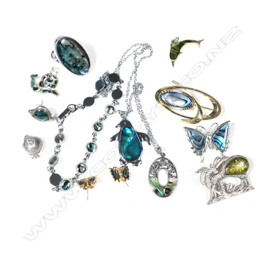 BAG GOOD PAUA COSTUME JEWELLERY