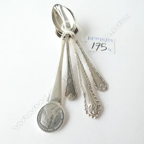 4 STG SILVER SPOONS 53 GRAMS