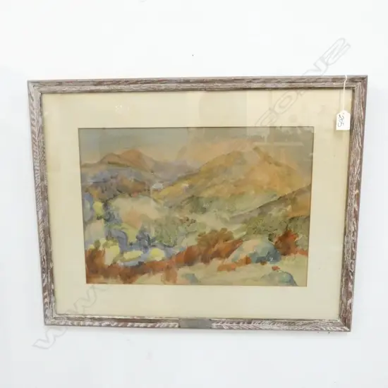 JACK W. CRIPPEN (1916-1985) 'TOWARDS COROMANDEL' W/C 1954 470 X 330mm