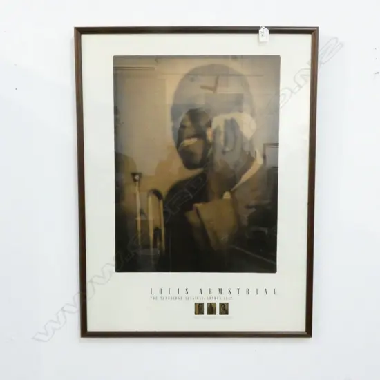 LOUIS ARMSTRONG PRINT 630 X 800 MM
