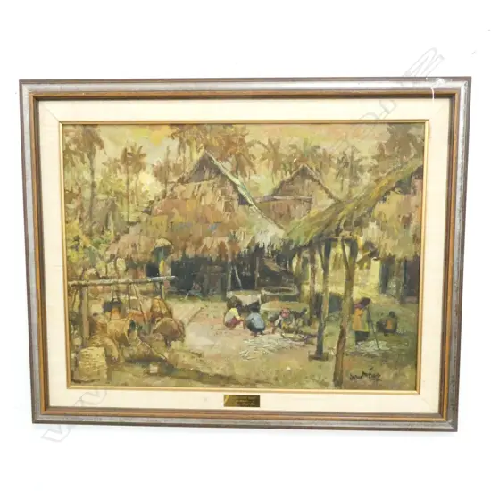 TAM CHOH TEE OIL ON CANVAS KEMAMAN EAST COAST 560 X 730 MM