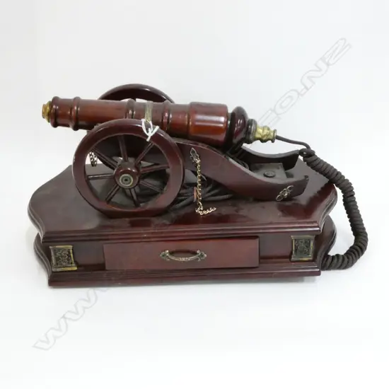 VINTAGE WOODEN CANON TELEPHONE...
