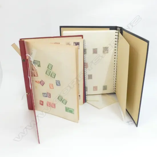 WARWICK STAMP ALBUM + STAMPS NZ PRE-DECIMAL COLLECTION