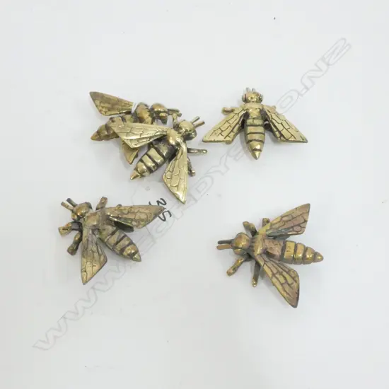 5 BRASS BEES L. 60MM
